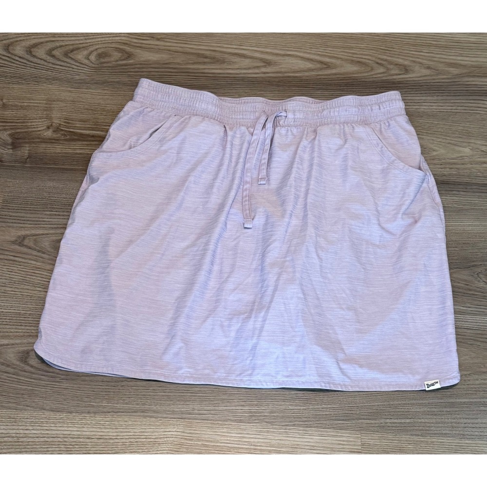 Duluth Trading Co Armachillo Skort Purple Heathered Active Skirt size Large